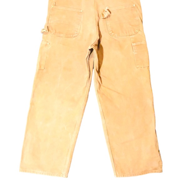 Vintage  Carhartt tan overalls, coveralls (carhartt brown) union made - Picture 11 of 16